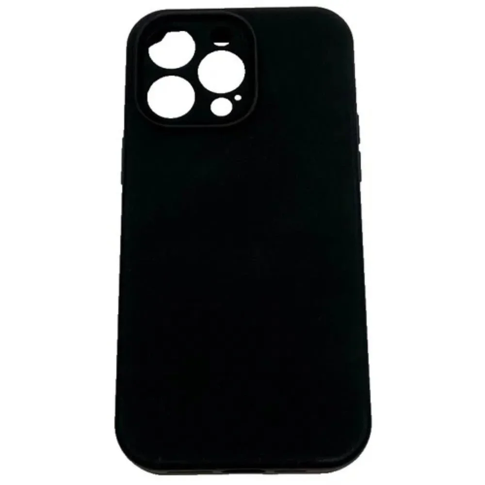 iPhone 14 Pro Max‎ Phone Case Black Silicone Drop+ Anti-Scratch Shock-Proof EUC